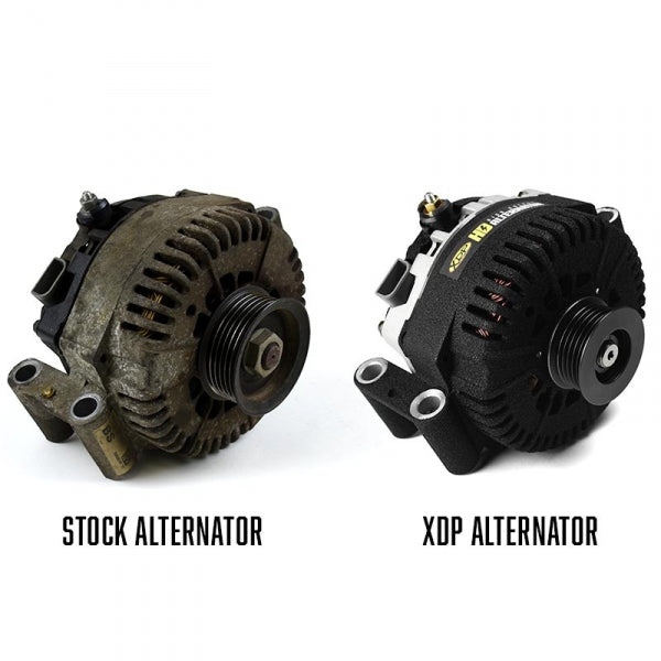 XDP HD High Output Secondary Alternator (New) Wrinkle Black XD358 6.0 Powerstroke